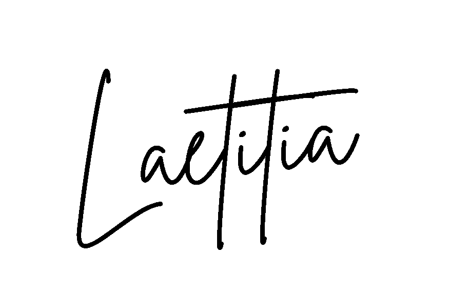 Signature Laetitia - Webdesigner pour APHORISME.Lab